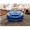 Image 5 : PARKSVILLE - 2009 TOYOTA MATRIX, BLUE, 273680 KMS, FRONT WHEEL DRIVE. - B040319