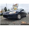 Image 1 : DUNCAN - 2003 HONDA ACCORD, BLACK, 257108 KMS, FRONT WHEEL DRIVE. - D801855