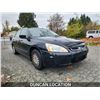 Image 5 : DUNCAN - 2003 HONDA ACCORD, BLACK, 257108 KMS, FRONT WHEEL DRIVE. - D801855