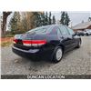 Image 9 : DUNCAN - 2003 HONDA ACCORD, BLACK, 257108 KMS, FRONT WHEEL DRIVE. - D801855