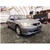 Image 8 : PARKSVILLE - 2005 HONDA CIVIC, GREY, 401018 KMS, FRONT WHEEL DRIVE. - D813562