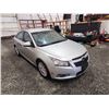 Image 10 : PARKSVILLE - 2011 CHEVY CRUZE, SILVER, 210648 KMS, FRONT WHEEL DRIVE. - D170323