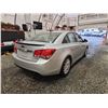 Image 15 : PARKSVILLE - 2011 CHEVY CRUZE, SILVER, 210648 KMS, FRONT WHEEL DRIVE. - D170323