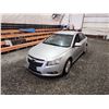 Image 4 : PARKSVILLE - 2011 CHEVY CRUZE, SILVER, 210648 KMS, FRONT WHEEL DRIVE. - D170323