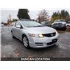 Image 5 : DUNCAN - 2010 HONDA CIVIC, GREY, 238192 KMS, FRONT WHEEL DRIVE. - D505312