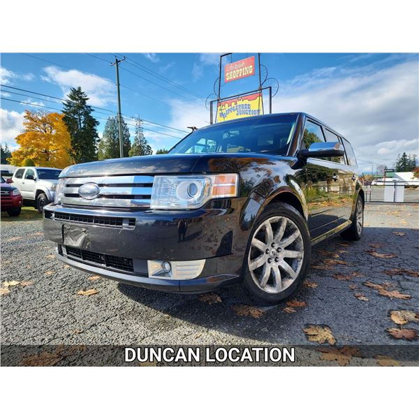 DUNCAN - 2009 FORD FLEX, BLACK, 230047 KMS, ALL WHEEL DRIVE. - BA16203
