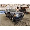 Image 8 : PARKSVILLE - 2003 FORD EXPLORER, BLUE, 294372 KMS, 4X4. NO RESERVE. - BB99456