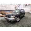 Image 1 : PARKSVILLE - 2004 SUBARU FORESTER, BLACK, 363050 KMS, "NO RESERVE". - B720154