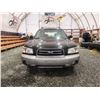 Image 5 : PARKSVILLE - 2004 SUBARU FORESTER, BLACK, 363050 KMS, "NO RESERVE". - B720154