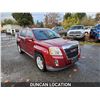 Image 6 : DUNCAN - 2011 GMC TERRAIN, RED, 287548 KMS, ALL WHEEL DRIVE. - D426132
