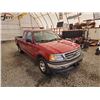 Image 9 : PARKSVILLE - 2001 FORD F150, RED, TMU KMS, REAR WHEEL DRIVE. NO RESERVE. - BA26348