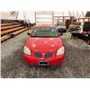 Image 7 : PARKSVILLE - 2005 PONTIAC PURSUIT, RED, 146090 KMS, FRONT WHEEL DRIVE. - D519798