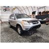 Image 8 : PARKSVILLE - 2002 HONDA CRV, SILVER, 310653 KMS, FOUR WHEEL DRIVE. - B807145