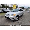 Image 2 : DUNCAN - 2011 HYUNDAI SANTA FE, SILVER, 193661 KMS, "NO RESERVE". - D032788