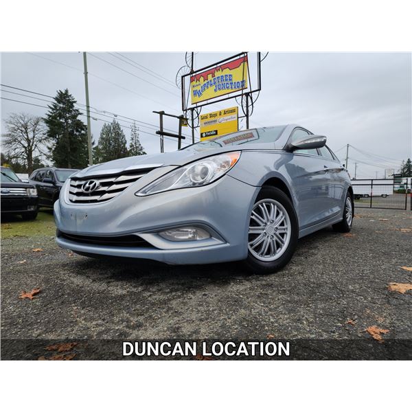 DUNCAN - 2011 HYUNDAI SONATA, GRAY, 218007 KMS, FRONT WHEEL DRIVE. - J032350