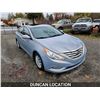 Image 6 : DUNCAN - 2011 HYUNDAI SONATA, GRAY, 218007 KMS, FRONT WHEEL DRIVE. - J032350