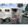 Image 18 : PARKSVILLE - 1986 ROAD KING HORSE TRAILER, SILVER "NO RESERVE" - D015464