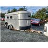 Image 1 : PARKSVILLE - 1986 ROAD KING HORSE TRAILER, SILVER "NO RESERVE" - D015464