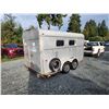 Image 3 : PARKSVILLE - 1986 ROAD KING HORSE TRAILER, SILVER "NO RESERVE" - D015464
