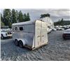 Image 5 : PARKSVILLE - 1986 ROAD KING HORSE TRAILER, SILVER "NO RESERVE" - D015464