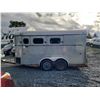 Image 6 : PARKSVILLE - 1986 ROAD KING HORSE TRAILER, SILVER "NO RESERVE" - D015464