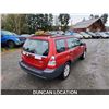 Image 11 : DUNCAN - 2008 SUBARU FORESTER, RED, 112275 KMS, ALL WHEEL DRIVE. - D727954