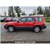 Image 16 : DUNCAN - 2008 SUBARU FORESTER, RED, 112275 KMS, ALL WHEEL DRIVE. - D727954