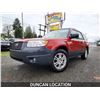 Image 1 : DUNCAN - 2008 SUBARU FORESTER, RED, 112275 KMS, ALL WHEEL DRIVE. - D727954