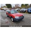 Image 6 : DUNCAN - 2008 SUBARU FORESTER, RED, 112275 KMS, ALL WHEEL DRIVE. - D727954