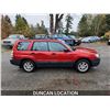 Image 8 : DUNCAN - 2008 SUBARU FORESTER, RED, 112275 KMS, ALL WHEEL DRIVE. - D727954