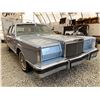 Image 8 : 1983 LINCOLN CONTINENTAL, BLUE, 178355 KMS, "NO RESERVE"