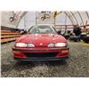 Image 5 : PARKSVILLE - 1993 ACURA INTEGRA, RED, 157726 KMS, FRONT WHEEL DRIVE. - D800102