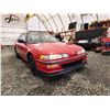 Image 8 : PARKSVILLE - 1993 ACURA INTEGRA, RED, 157726 KMS, FRONT WHEEL DRIVE. - D800102