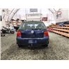 Image 17 : PARKSVILLE - 2000 VOLKSWAGEN GOLF, BLUE, 296816 KMS, FRONT WHEEL DRIVE. NO RESERVE. - D360855