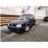 Image 1 : PARKSVILLE - 2000 VOLKSWAGEN GOLF, BLUE, 296816 KMS, FRONT WHEEL DRIVE. NO RESERVE. - D360855