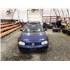 Image 6 : PARKSVILLE - 2000 VOLKSWAGEN GOLF, BLUE, 296816 KMS, FRONT WHEEL DRIVE. NO RESERVE. - D360855