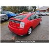 Image 10 : DUNCAN - 2006 TOYOTA PRIUS, RED, 75247 KMS, FRONT WHEEL DRIVE. - D227217