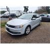 Image 1 : PARKSVILLE - 2013 VW JETTA, SILVER, 203993 KMS, FRONT WHEEL DRIVE. - B241317