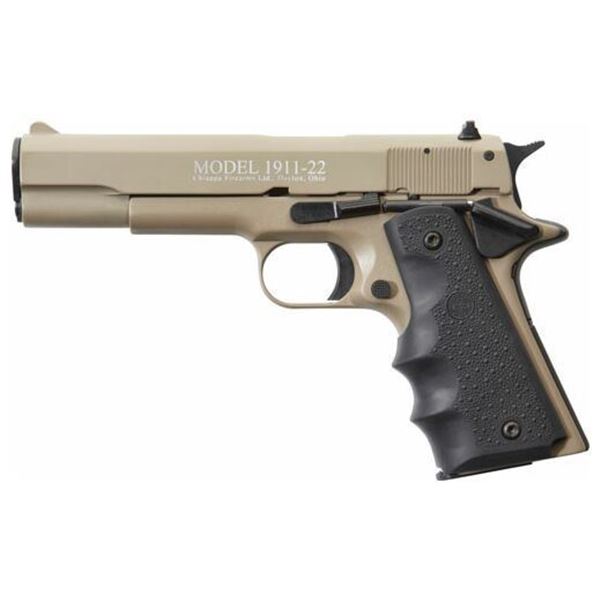 CHIAPPA 1911-22 22LR 5" FS 10RD TAN
