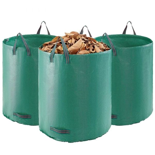 3-Pack 72 Gallon Reusable Yard Waste Bag