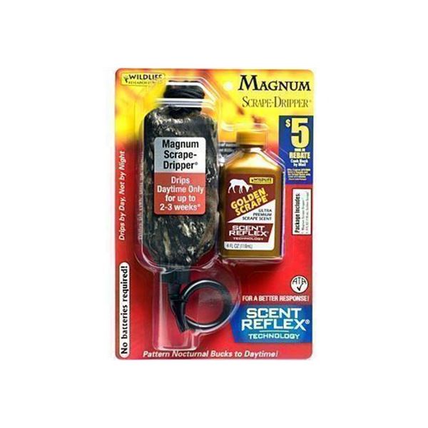 WRC DEER LURE GOLDEN SCRAPE/ SCRAPE DRIPPER COMBO 4FL OZ