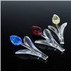 Image 2 : 4pc Swarovski Crystal Renewal Gifts- Mini Tulips and Large Tulips
