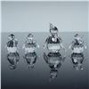 Image 2 : Swarovski Crystal Figurines, Mini and Baby Penguins with Antarctic Base