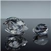 Image 3 : 2pc Swarovski Crystal Swan Figurines