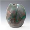 Image 1 : Tony Evans Raku Pottery Vase, Signed and Numbered 223