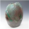 Image 2 : Tony Evans Raku Pottery Vase, Signed and Numbered 223