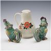 Image 2 : 5pc Ceramic Arts Studio Rooster Shakers and Other Ceramic Tableware