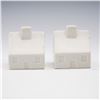 Image 4 : 6pc Salt and Pepper Shaker Collection - Letters, Elephants, and Houses