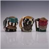 Image 2 : 3pc Royal Doulton Small Character Jugs, Trapper, Lumberjack and Falconer