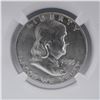 Image 2 : 1955 Franklin Silver Half Dollar NGC Brilliant Uncirculated